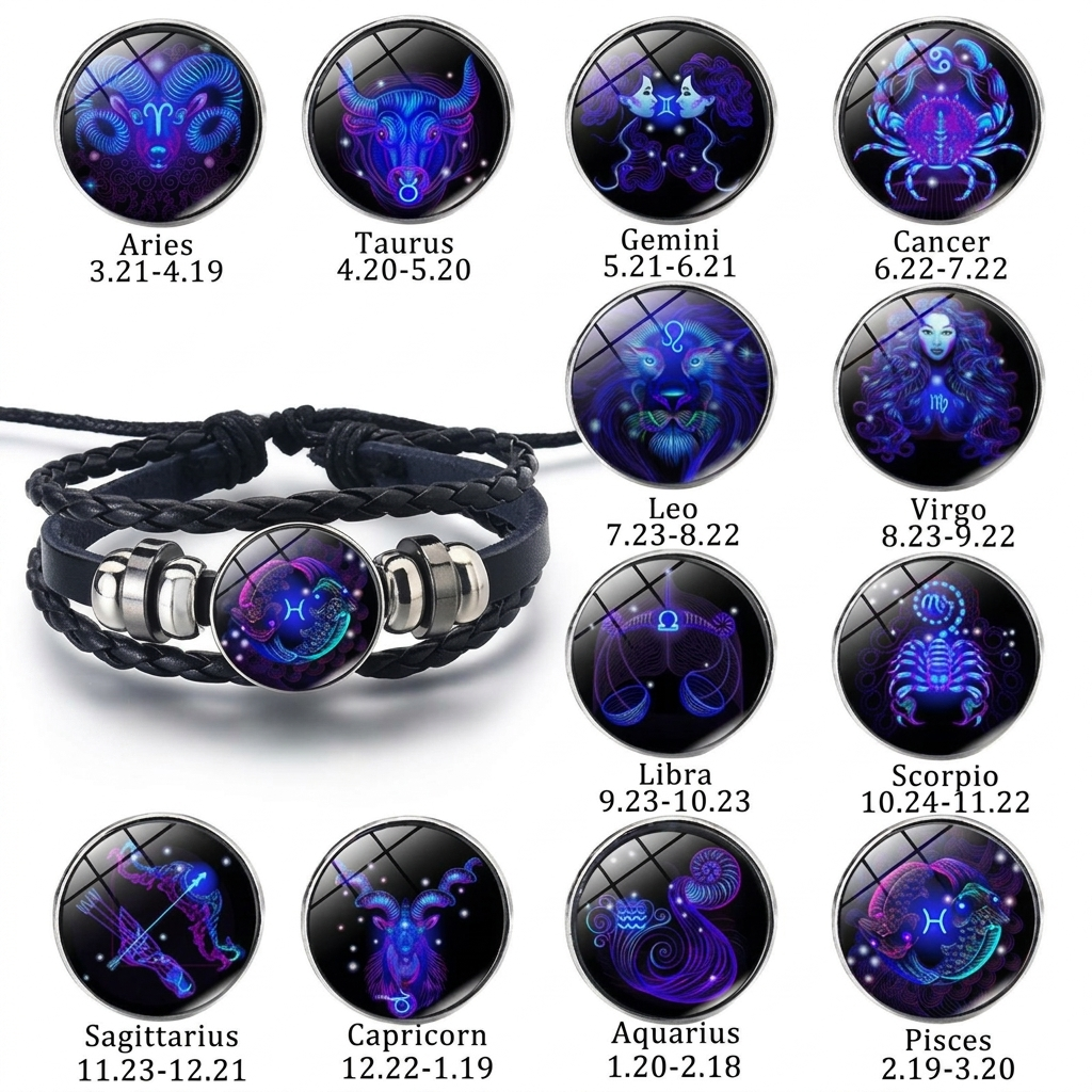 12 Zodiac Bracelet -by Axel First