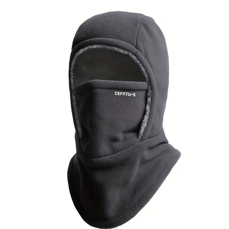 Stay Cozy This Winter: Unisex One-Piece Hat Scarf Face Mask with Ear Protection for Cycling and Skiing